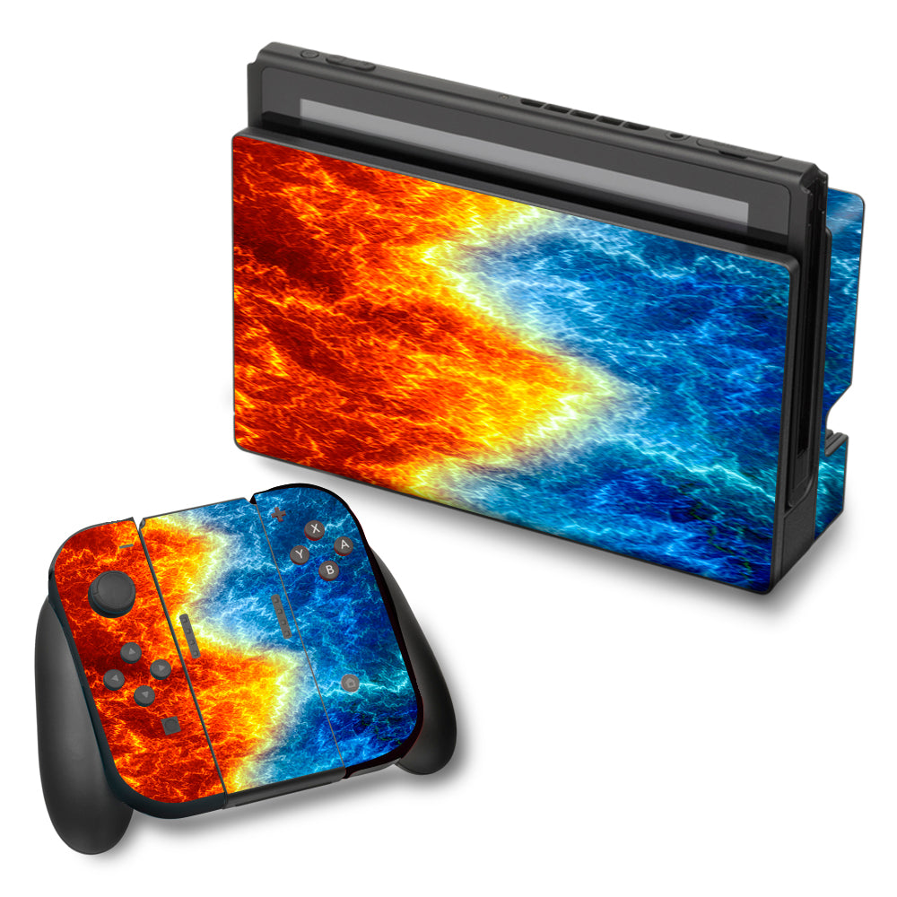  Fire And Ice  Nintendo Switch Skin