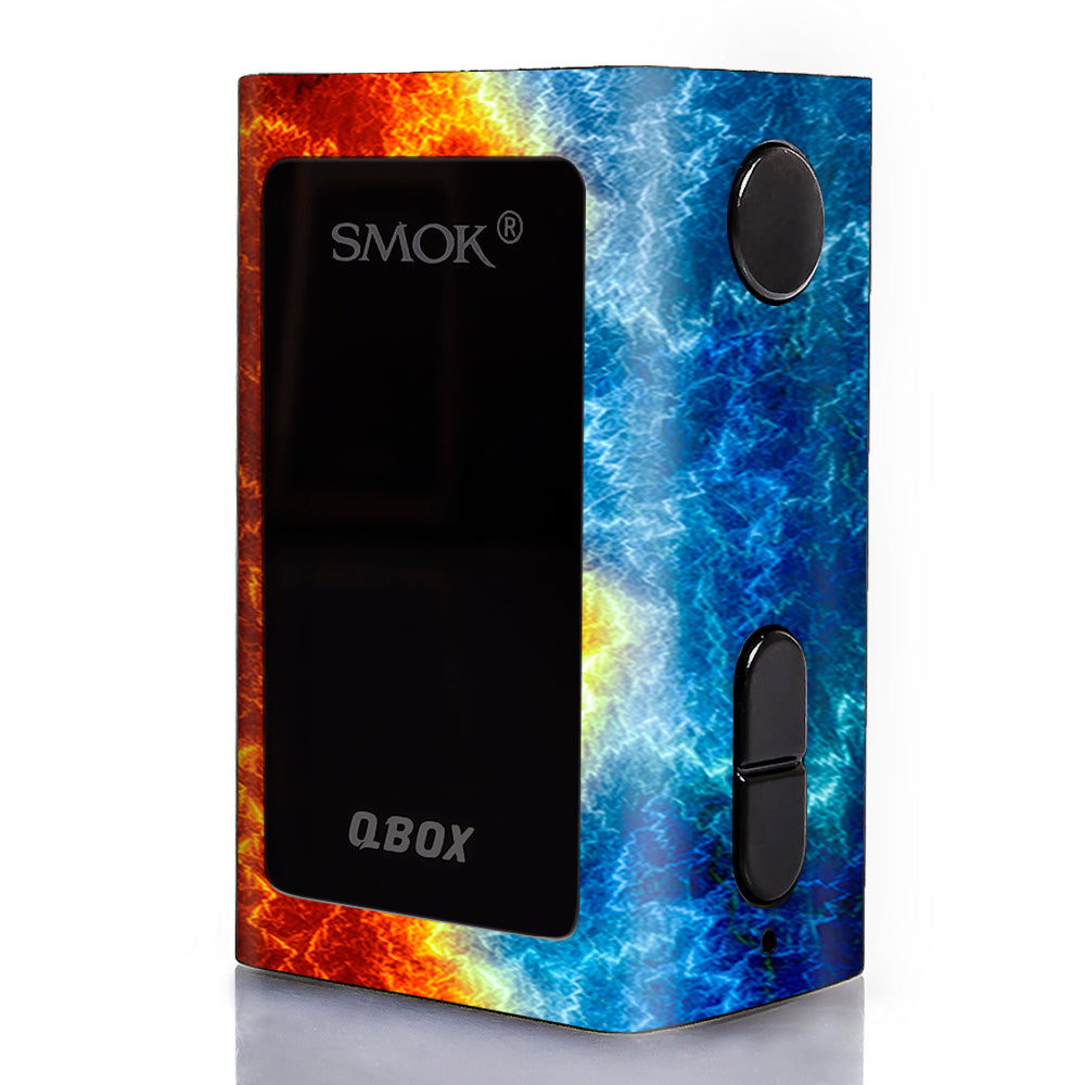  Fire And Ice  Smok Qbox 50w tc Skin