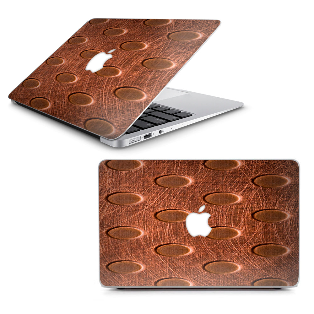  Copper Grid Panel Metal Macbook Air 11" A1370 A1465 Skin