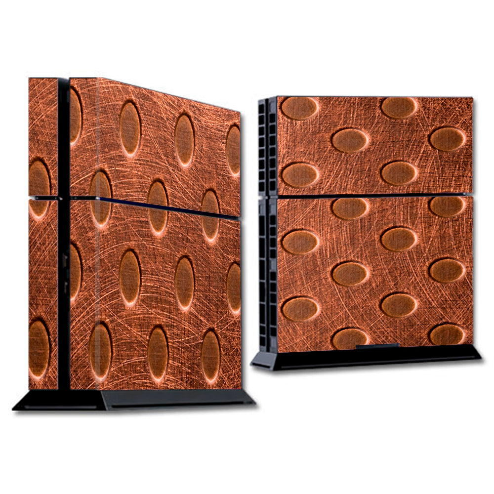  Copper Grid Panel Metal Sony Playstation PS4 Skin