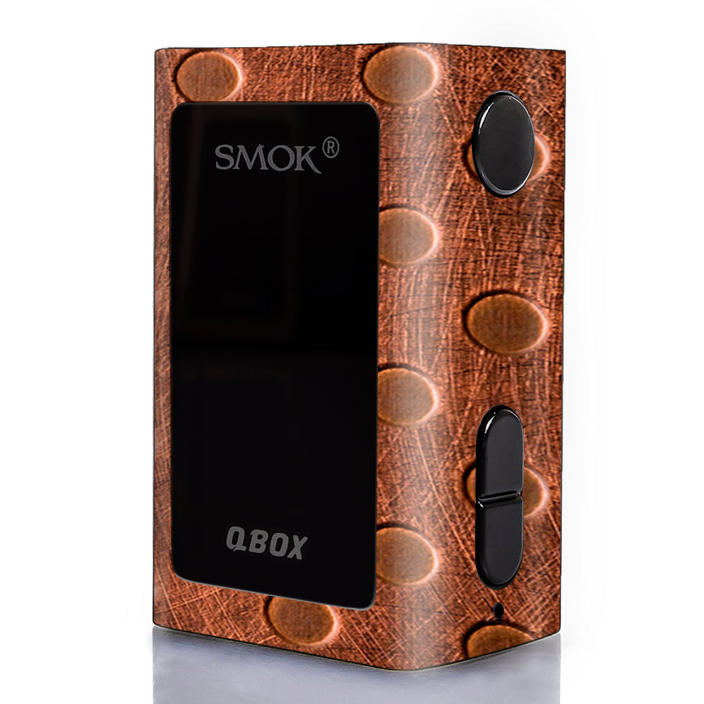  Copper Grid Panel Metal Smok Qbox 50w tc Skin