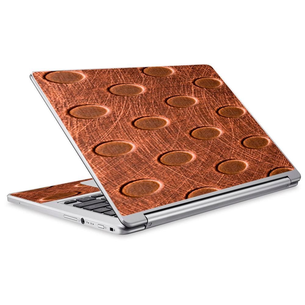  Copper Grid Panel Metal Acer Chromebook R13 Skin