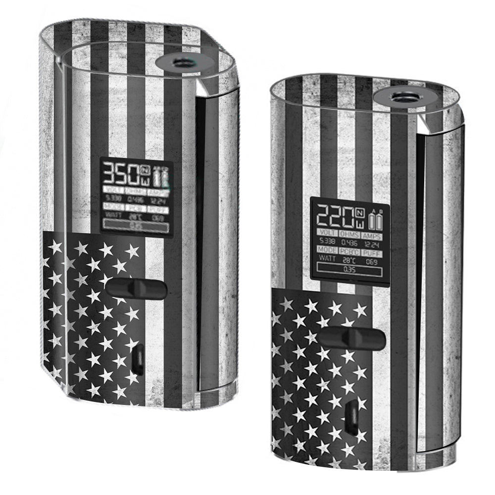  Black White Grunge Flag Usa America Smok GX2/4 Skin