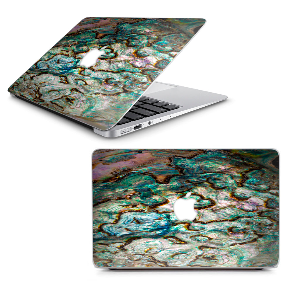  Abalone Shell Gold Underwater Macbook Air 13" A1369 A1466 Skin