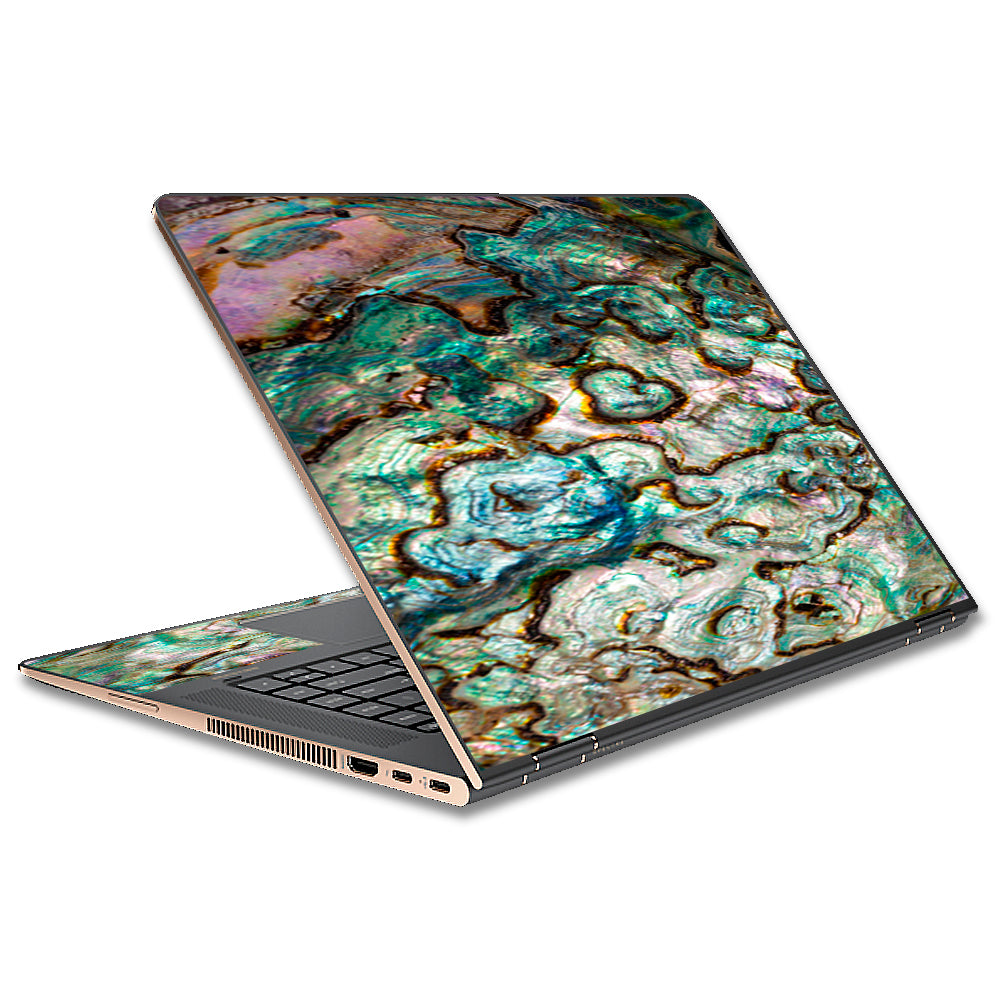  Abalone Shell Gold Underwater HP Spectre x360 13t Skin