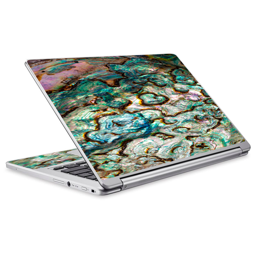  Abalone Shell Gold Underwater Acer Chromebook R13 Skin