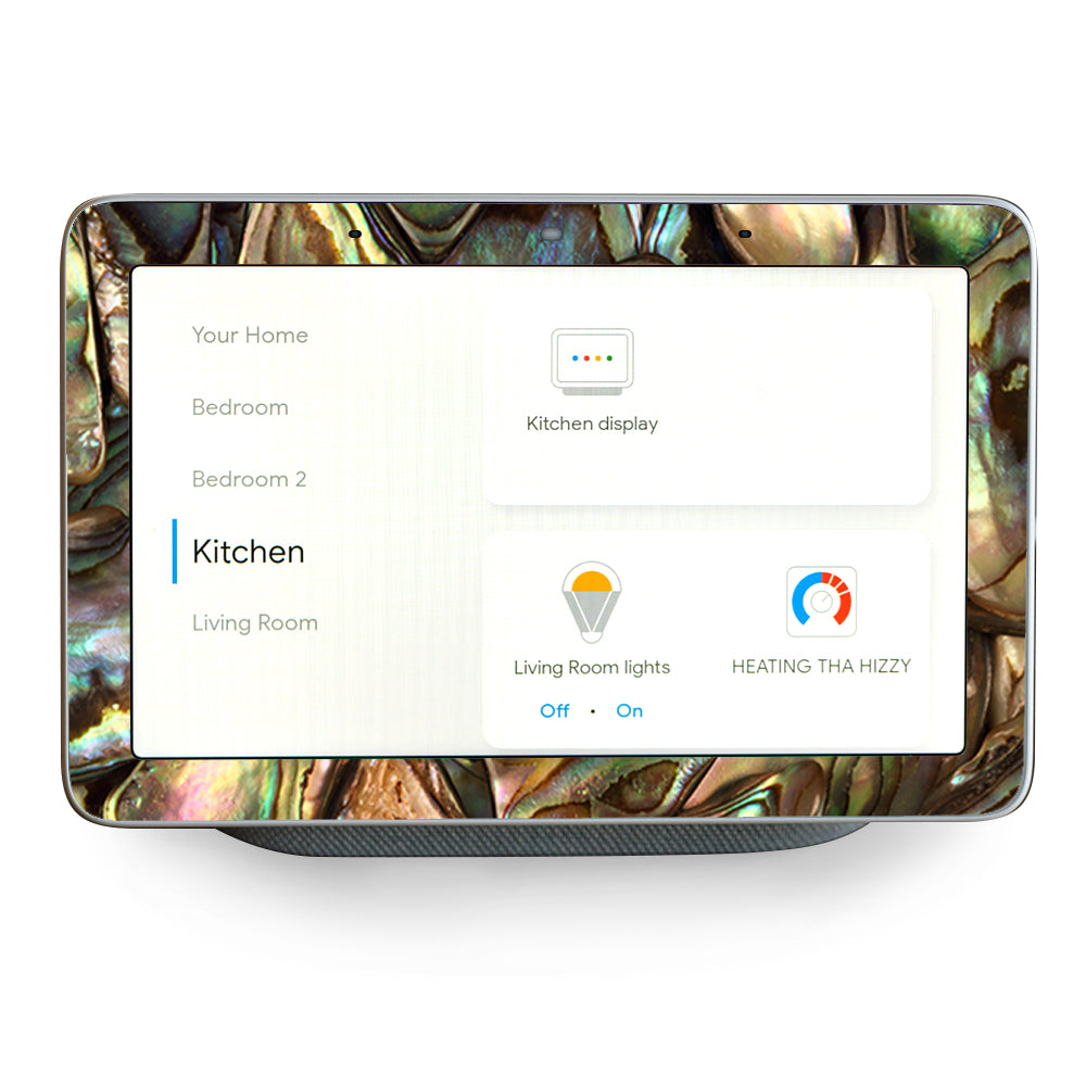 Gold Abalone Shell Large Google Home Hub Skin