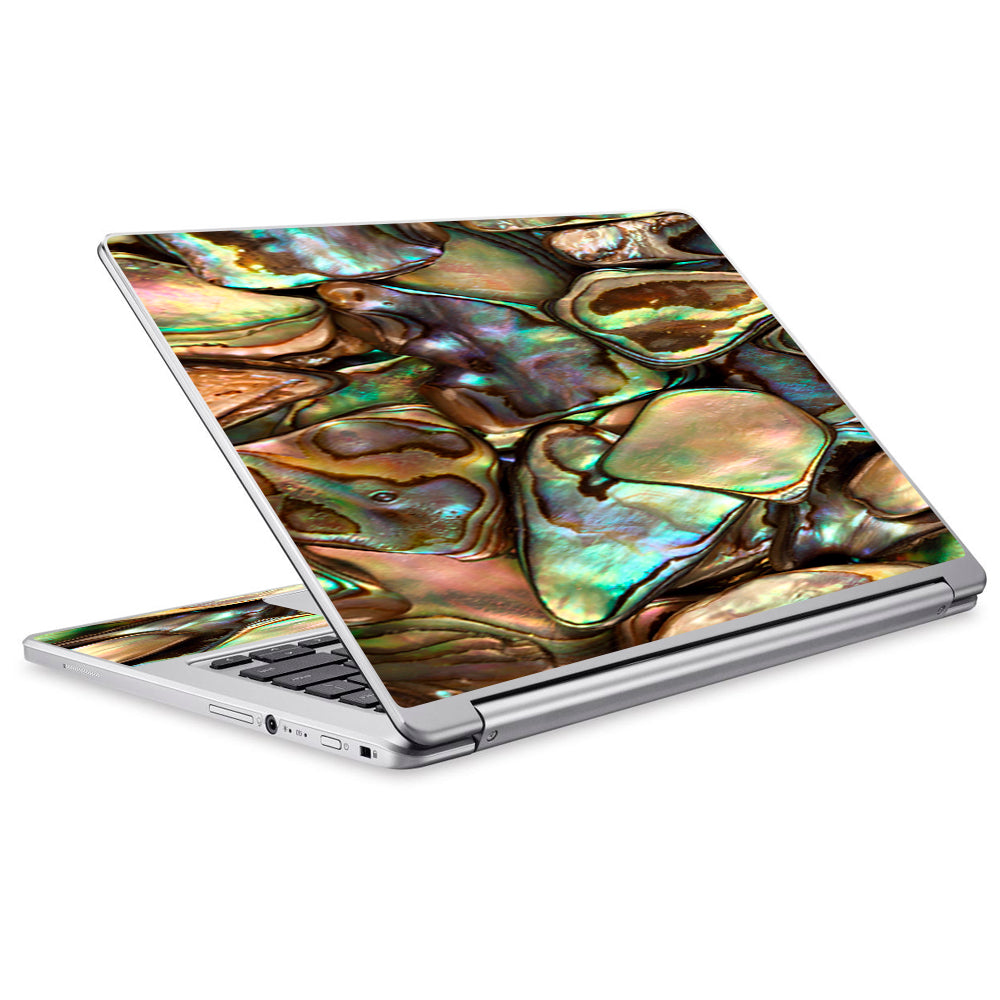 Gold Abalone Shell Large Acer Chromebook R13 Skin
