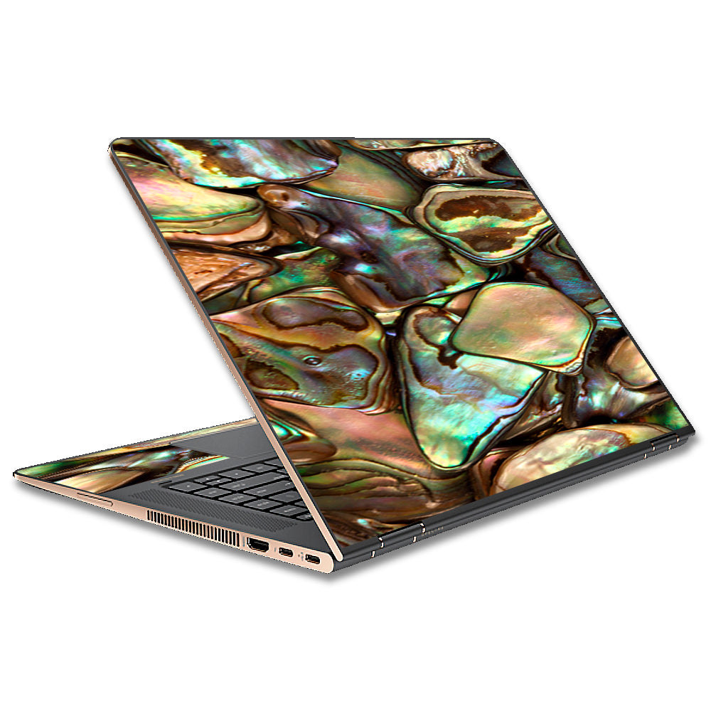  Gold Abalone Shell Large HP Spectre x360 15t Skin