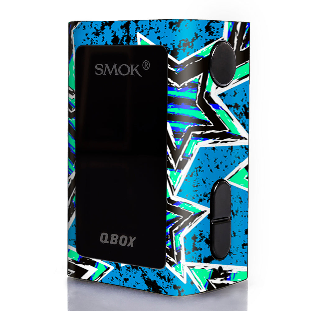  Pop Art Design Smok Qbox 50w tc Skin