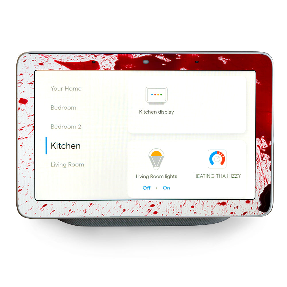 Blood Splatter Dexter Google Home Hub Skin