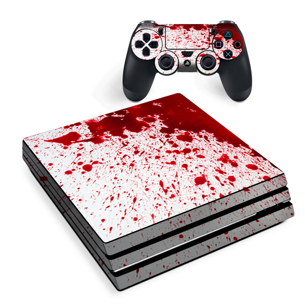 Blood Splatter Dexter Sony PS4 Pro Skin