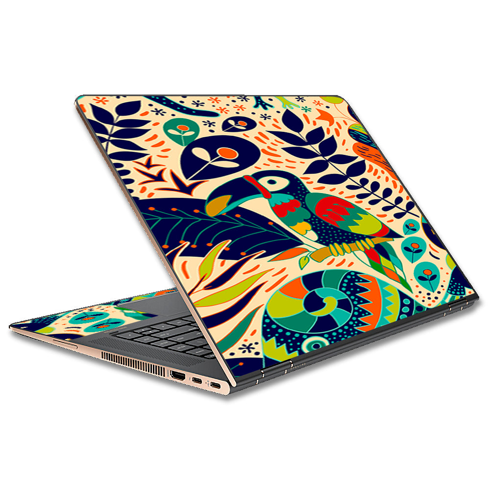  Pop Art Toucan Color Tropical Design HP Spectre x360 13t Skin