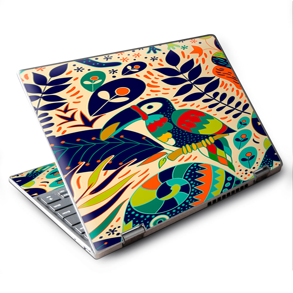  Pop Art Toucan Color Tropical Design Lenovo Yoga 710 11.6" Skin