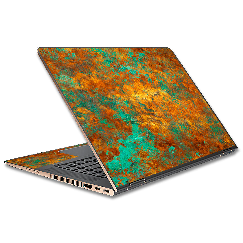  Copper Patina Metal Panel HP Spectre x360 13t Skin