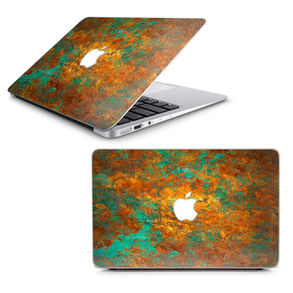  Copper Patina Metal Panel Macbook Air 13" A1369 A1466 Skin