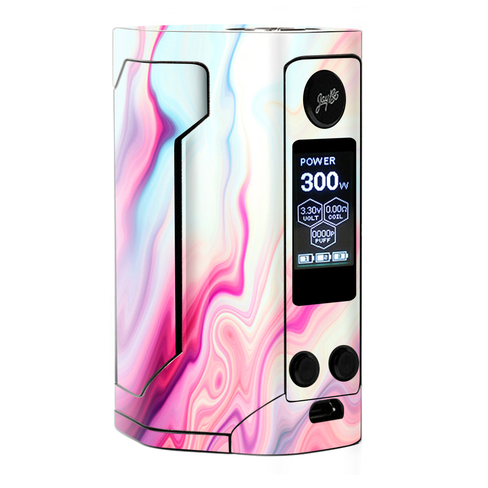  Pink Marble Glass Pastel Wismec Gen 3 300w Skin