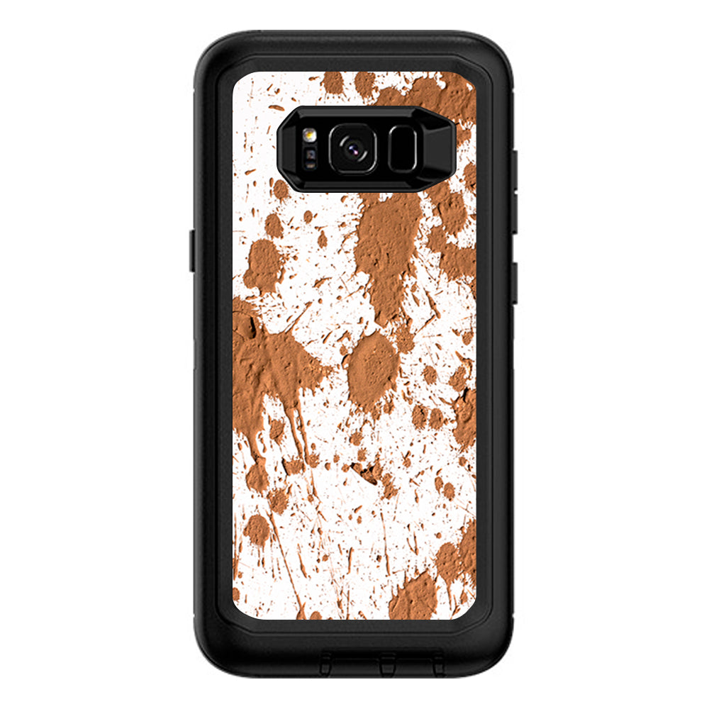  Mud Splatter Dirty Dirt Otterbox Defender Samsung Galaxy S8 Plus Skin