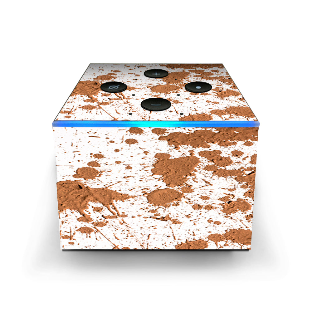  Mud Splatter Dirty Dirt Amazon Fire TV Cube Skin