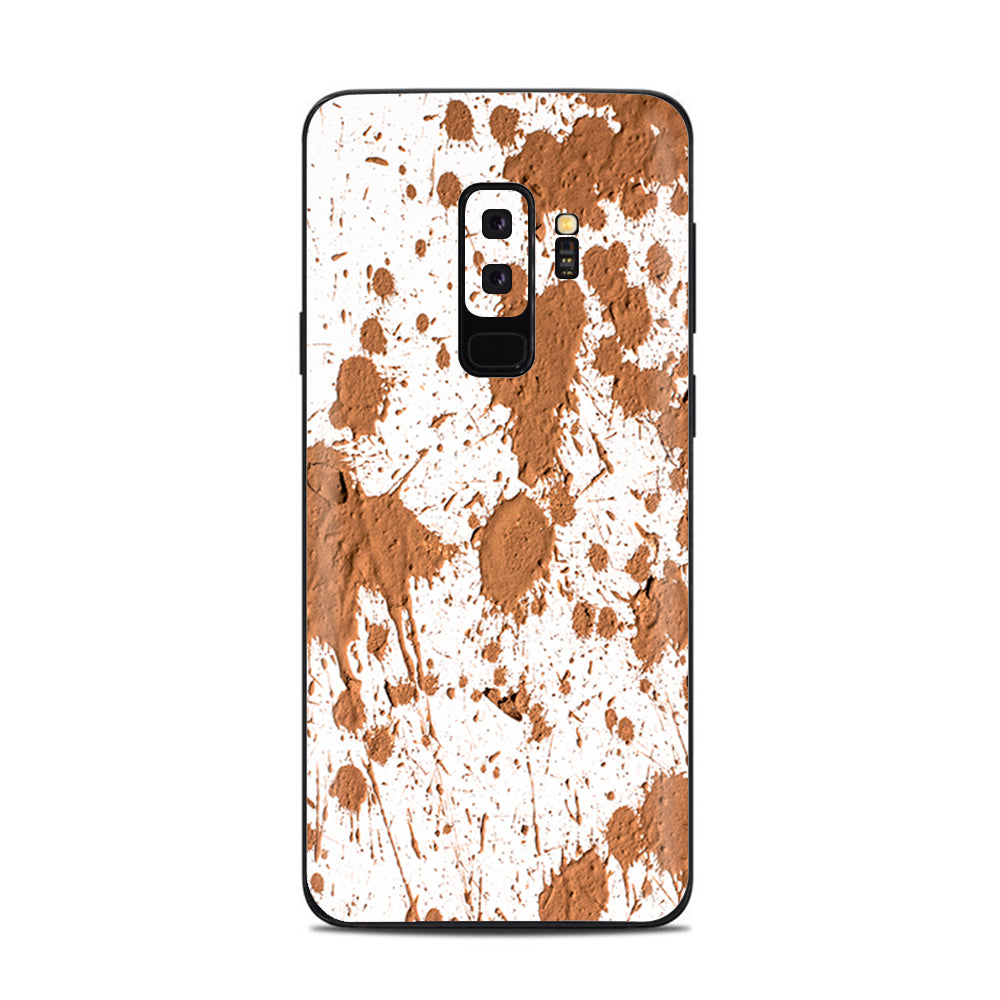  Mud Splatter Dirty Dirt Samsung Galaxy S9 Plus Skin