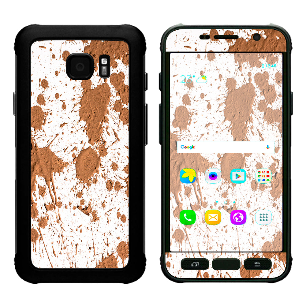  Mud Splatter Dirty Dirt Samsung Galaxy S7 Active Skin