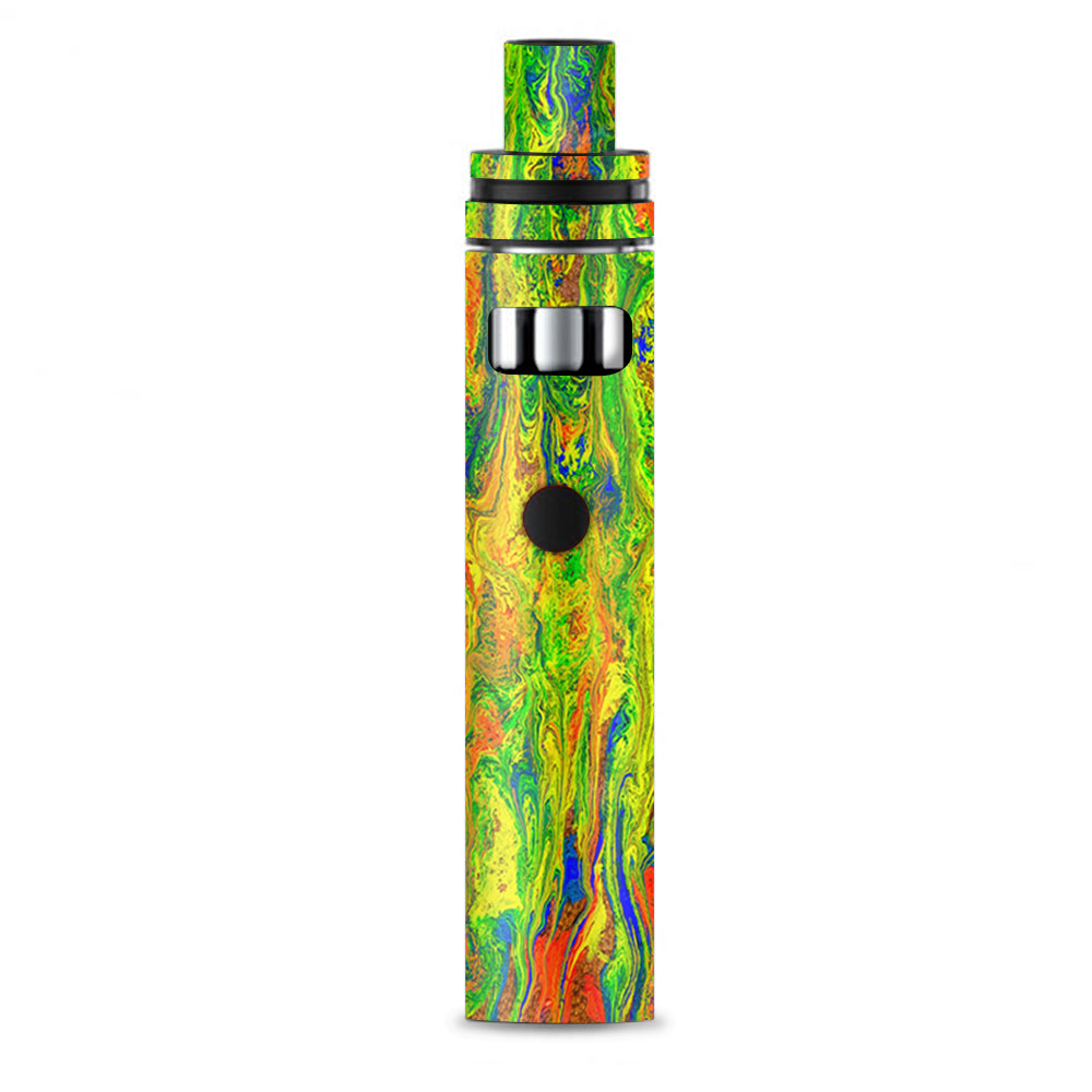  Green Trippy Color Mix Psychedelic Smok Stick AIO Skin
