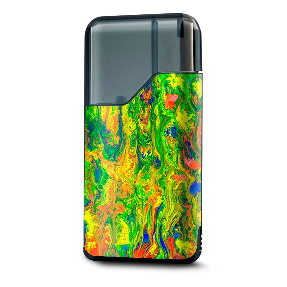  Green Trippy Color Mix Psychedelic Suorin Air Skin