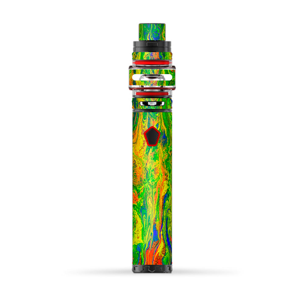  Green Trippy Color Mix Psychedelic Smok Stick Prince Baby Skin