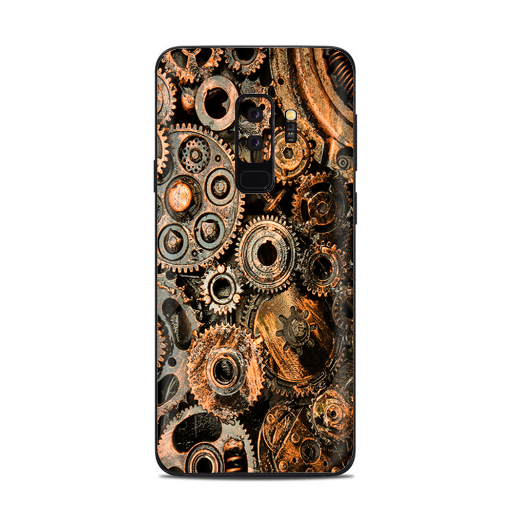  Old Gears Steampunk Patina Samsung Galaxy S9 Plus Skin