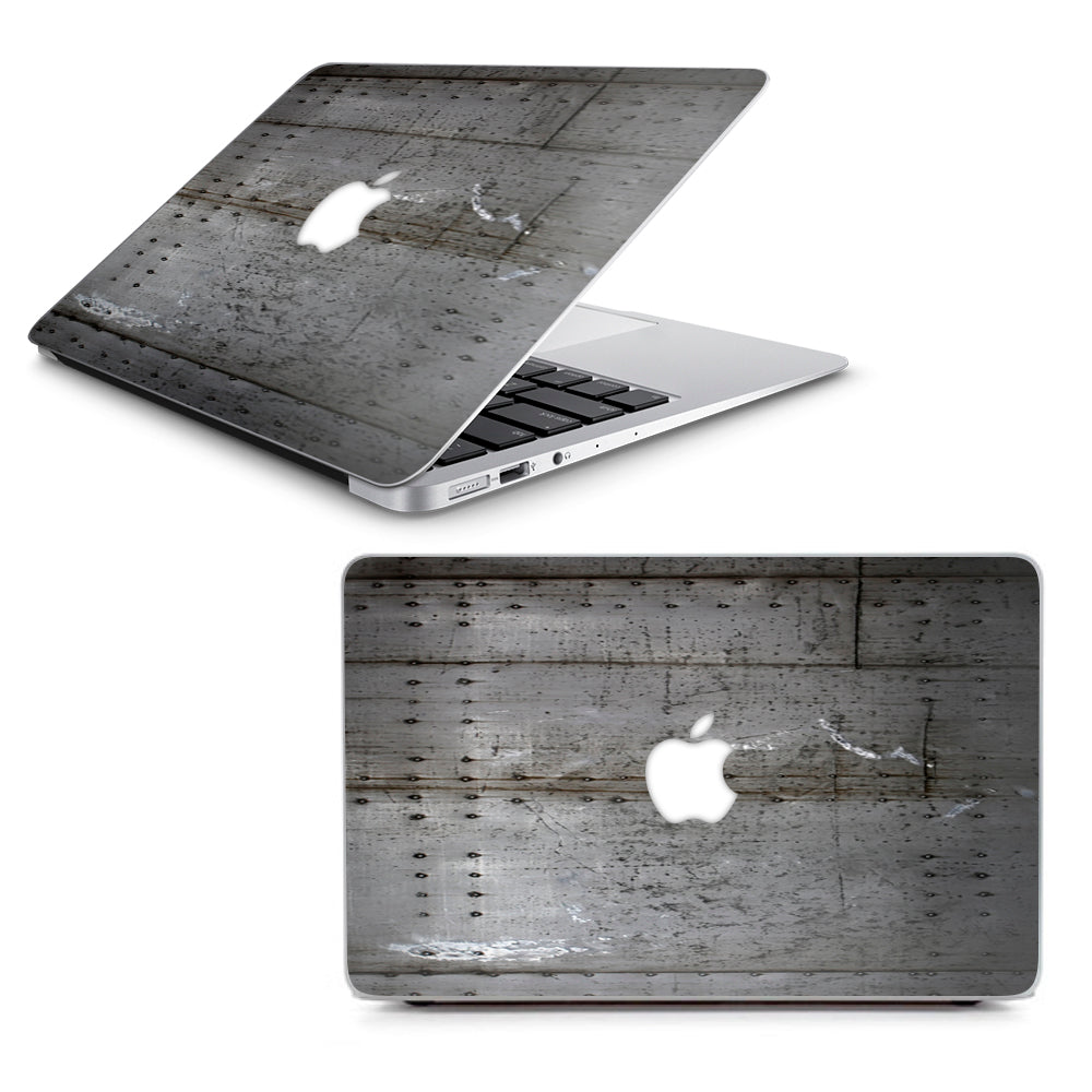  Old Metal Rivets Panels Macbook Air 13" A1369 A1466 Skin