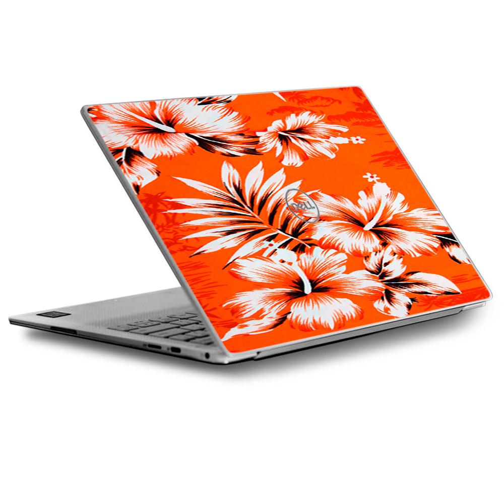  Orange Tropical Hibiscus Flowers Dell XPS 13 9370 9360 9350 Skin