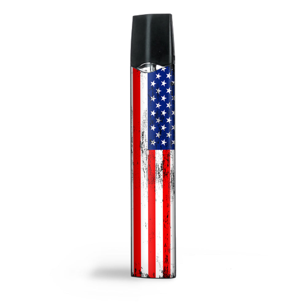  American Flag Distressed Red White Blue Smok Infinix Skin