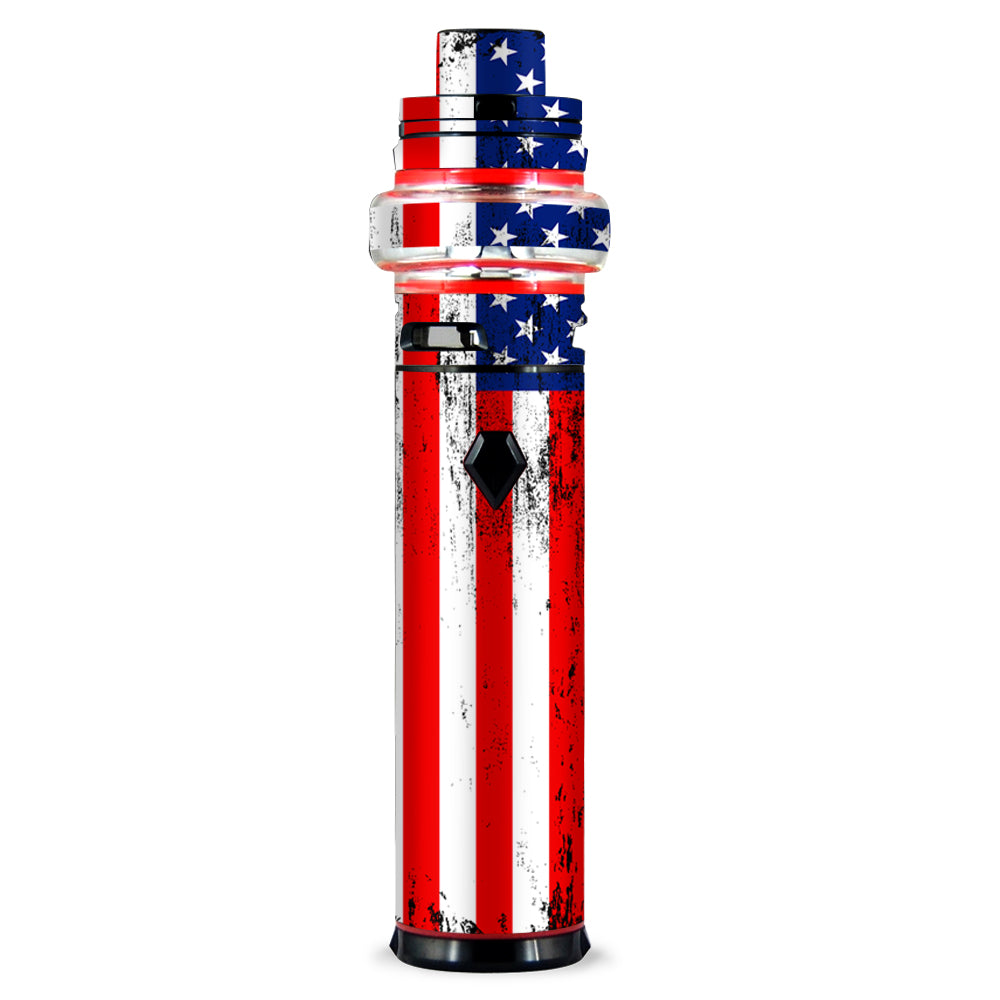  American Flag Distressed Red White Blue Smok stick V9 Max Skin