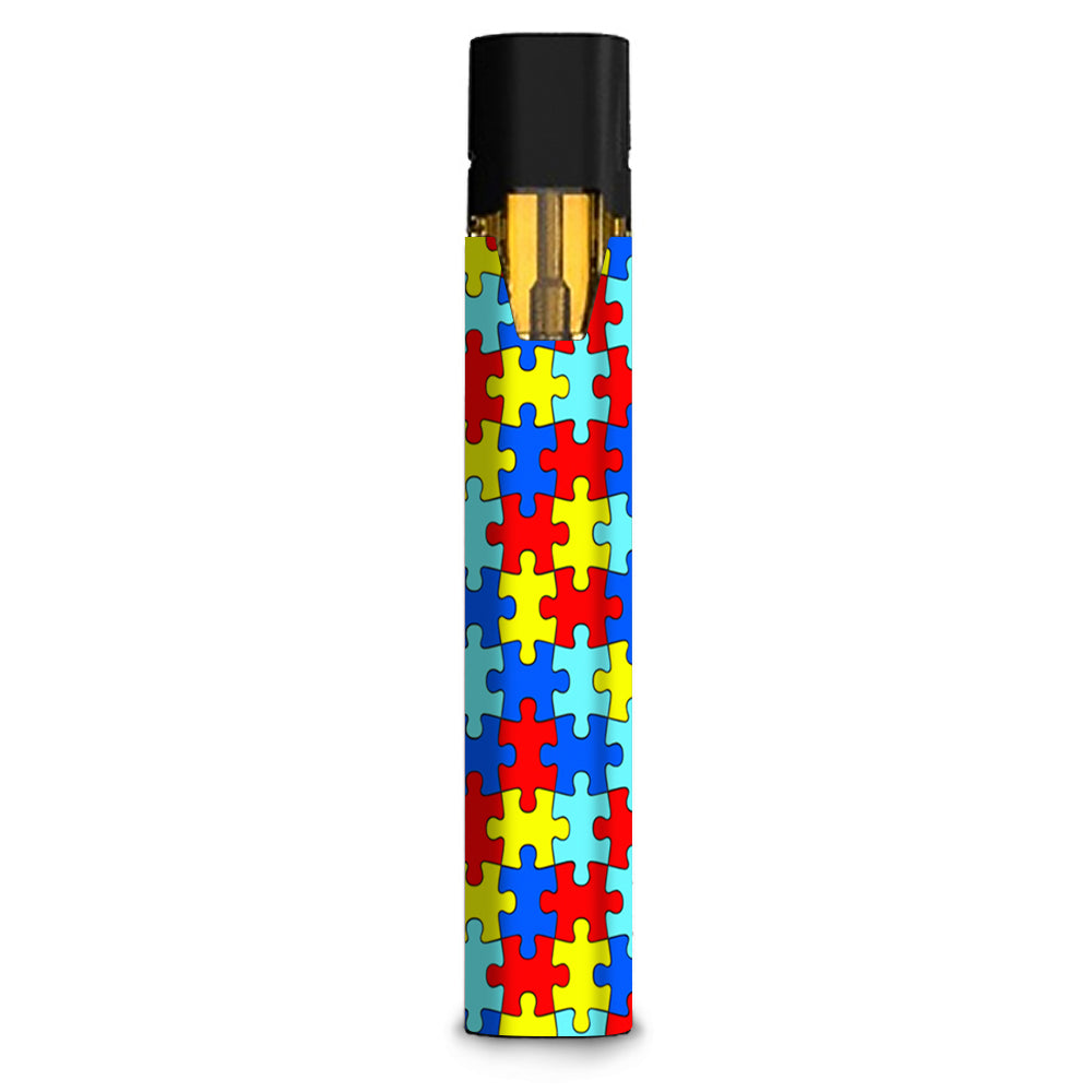  Colorful Puzzle Pieces Autism Stiiizy starter stick Skin
