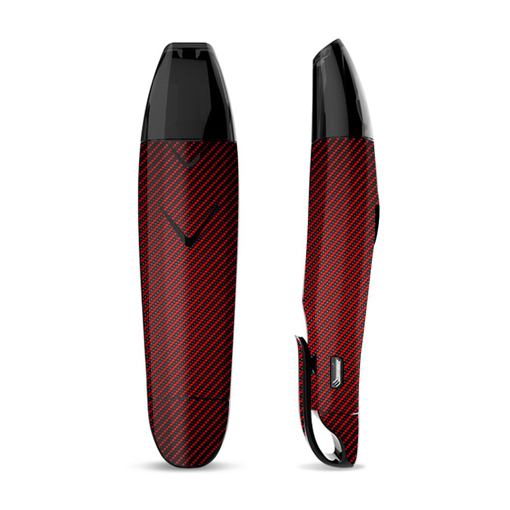  Red Black Carbon Fiber Weave Graphite 3D Suorin Vagon Skin
