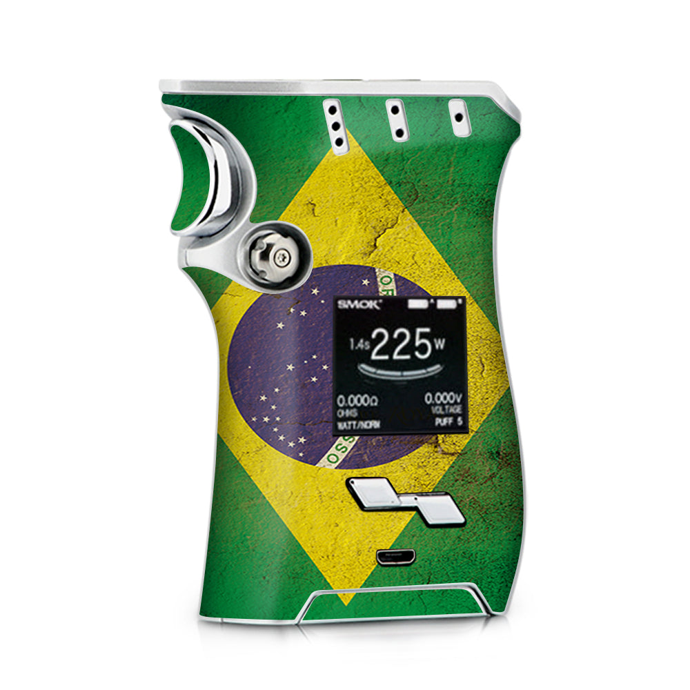  Flag Brazil Grunge Distressed Country Smok Mag Skin