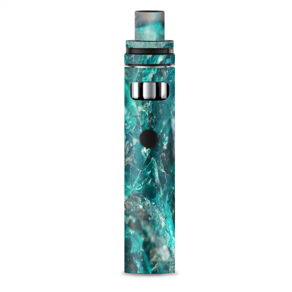  Chrysocolla Hydrated Copper Glass Teal Blue Smok Stick AIO Skin