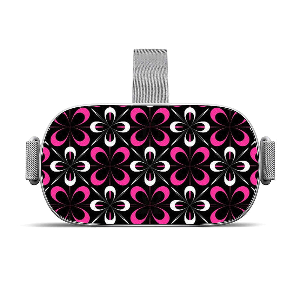 Abstract Pink Black Pattern