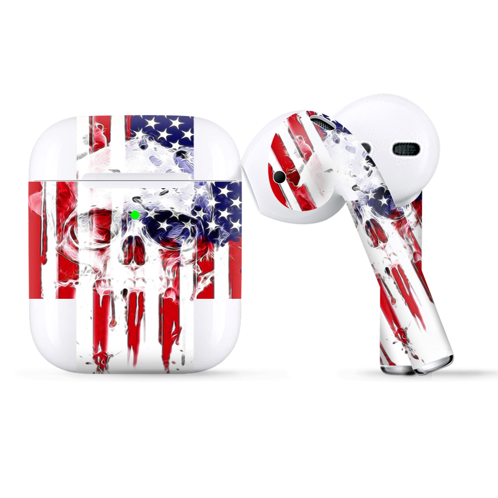 U.S.A. Flag Skull Drip