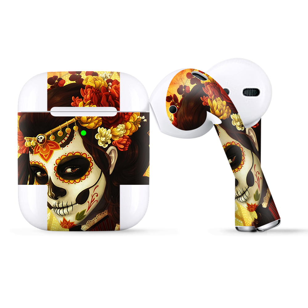 Skull Girl Dia De Los Muertos Paint