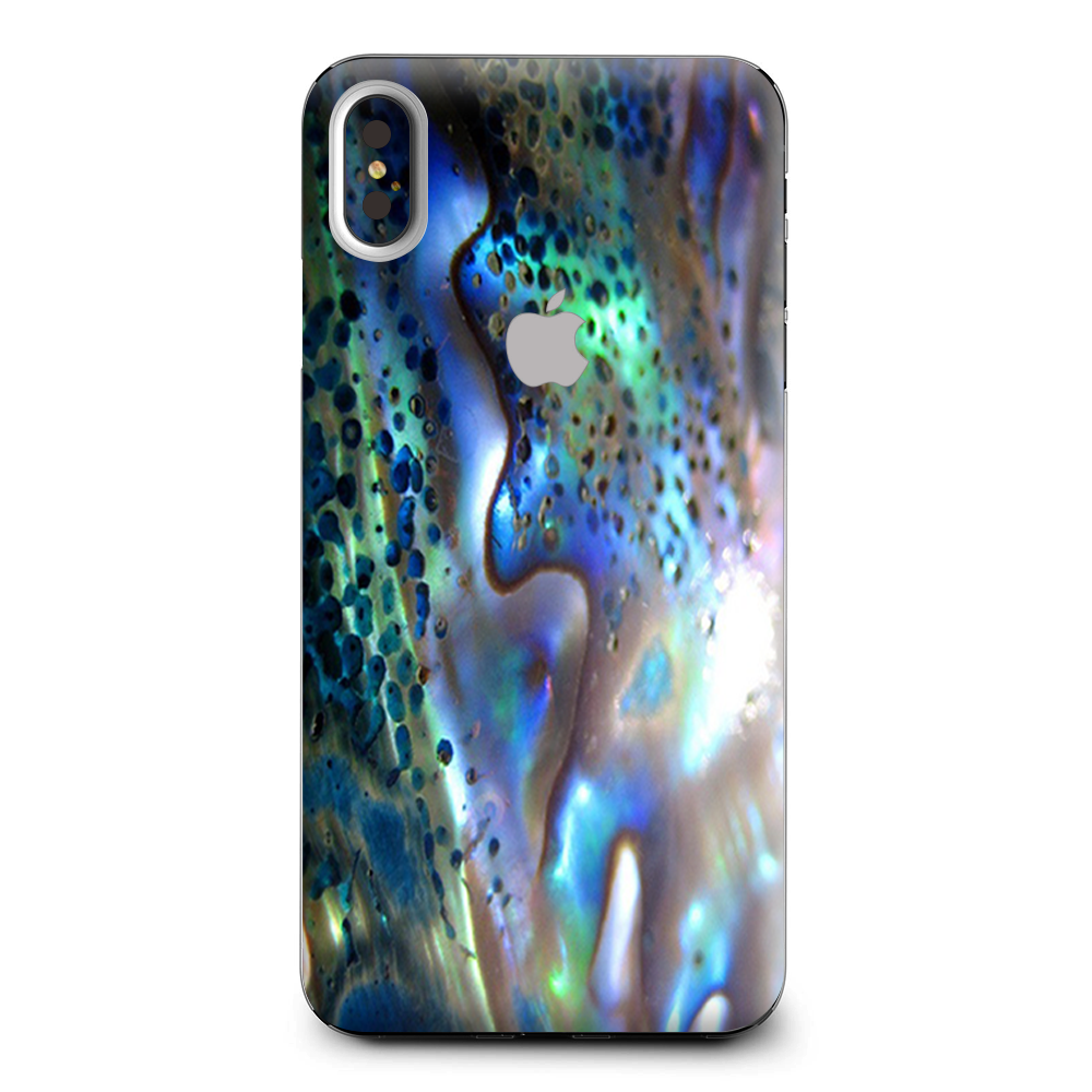 Abalone Pearl Sea Shell Green Blue Apple iPhone XS Max Skin