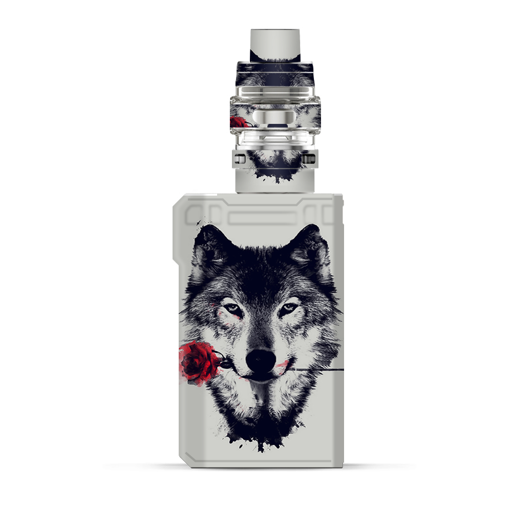 Wolf With Rose In Mouth