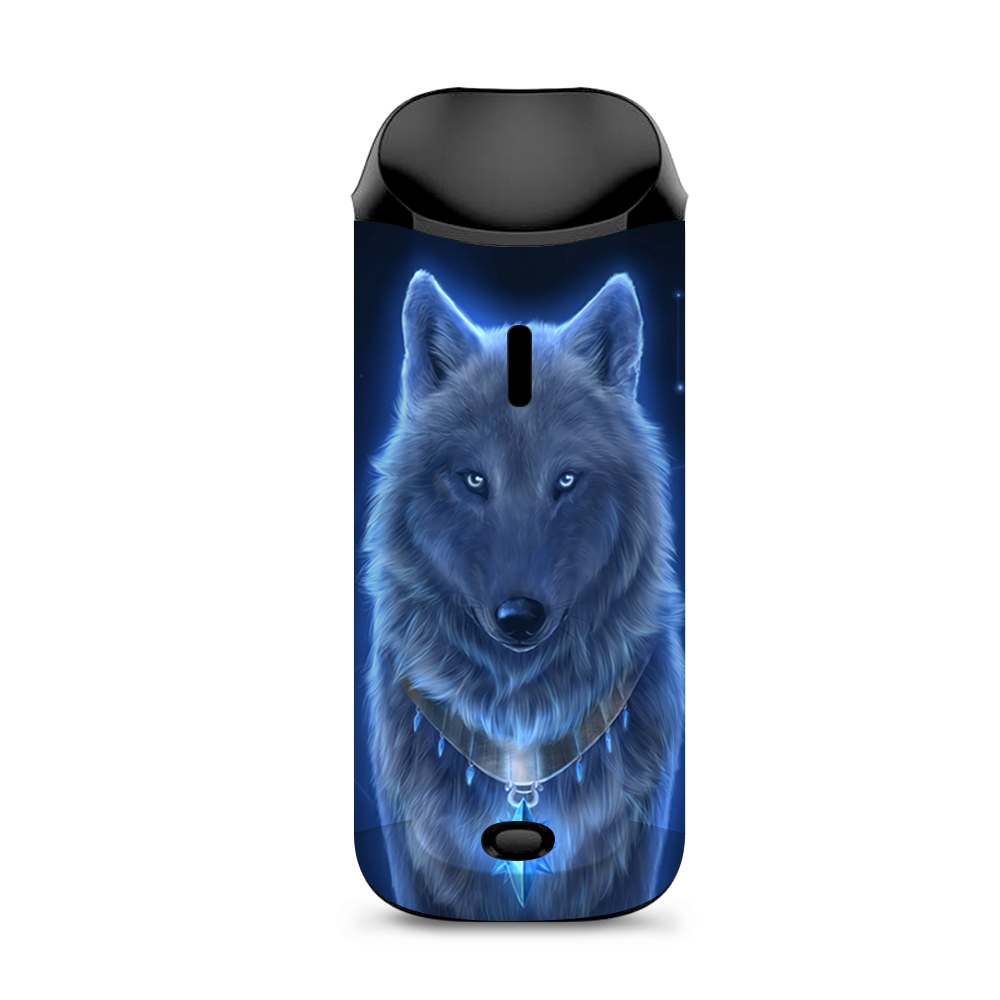  Glowing Celestial Wolf Vaporesso Nexus AIO Kit Skin