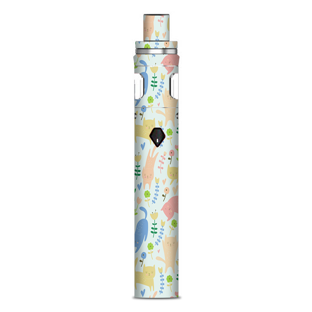  Cats Kittens Playful Flowers Smok Nord AIO 19 Skin