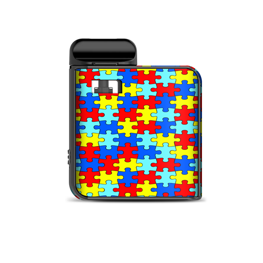  Colorful Puzzle Pieces Autism Smok Mico Kit Skin