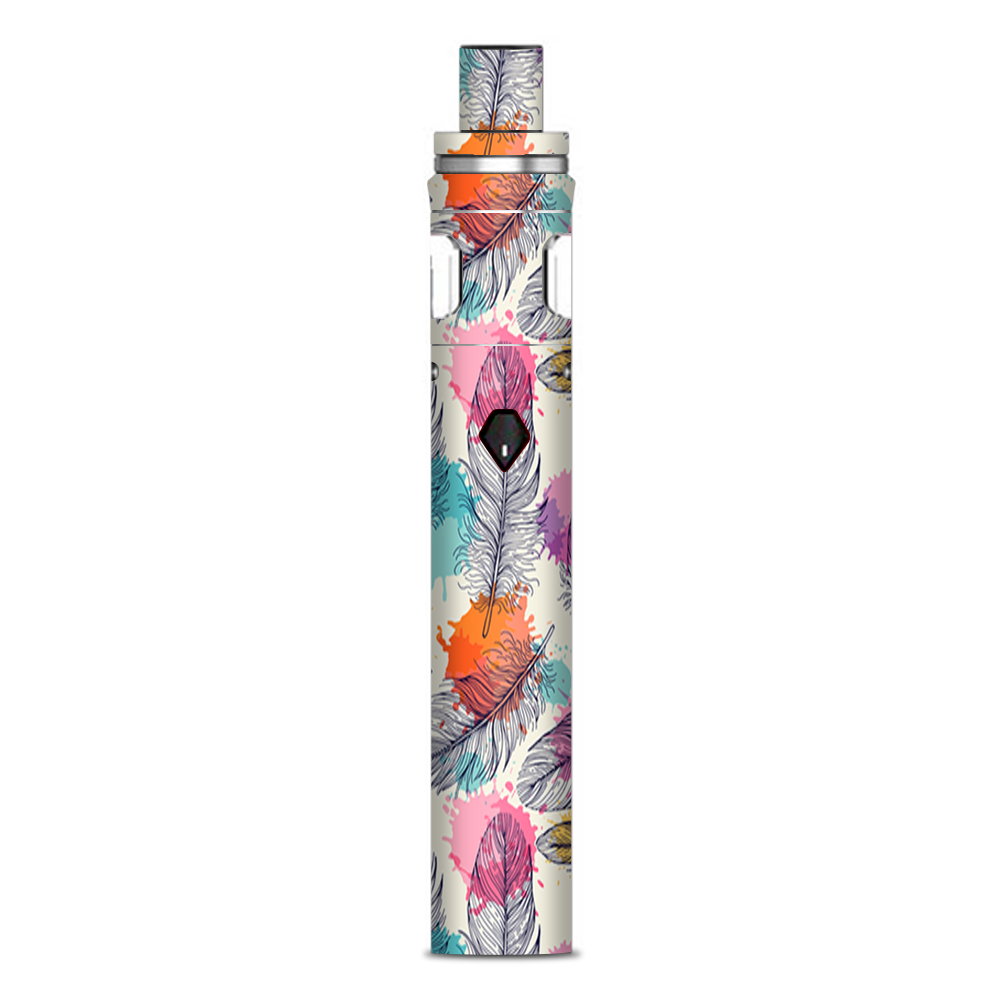  Feathers Colorful Watercolor Bird Smok Nord AIO 19 Skin