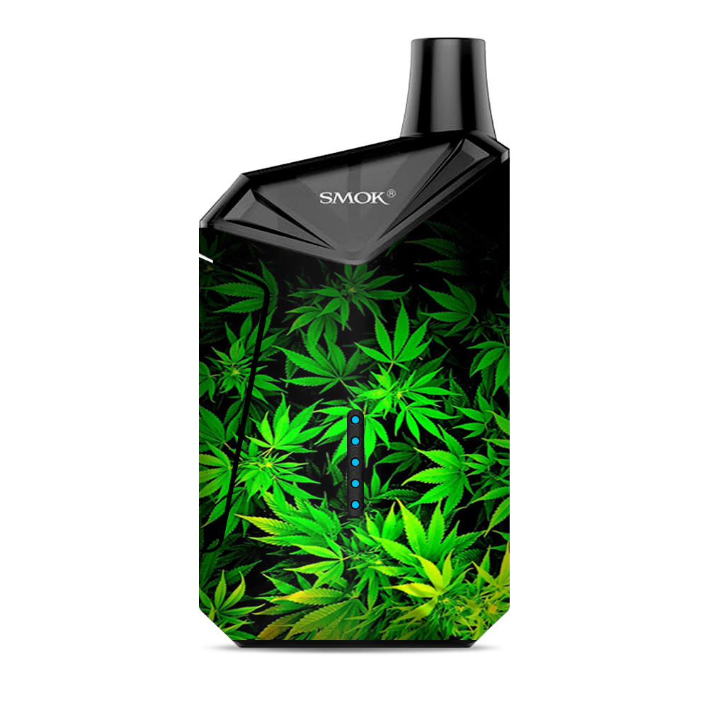  Weed Green Bud Marijuana Leaves Smok  X-Force AIO Kit  Skin