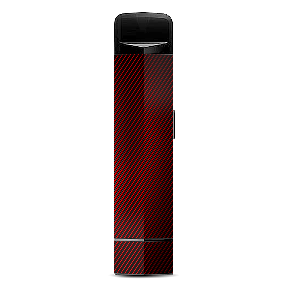  Red Black Carbon Fiber Weave Graphite 3D Suorin Edge Pod System Skin