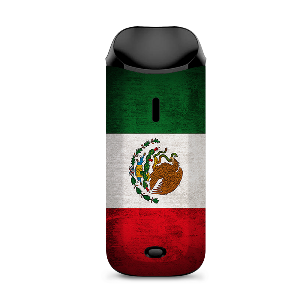  Flag Mexico Grunge Distressed Country Vaporesso Nexus AIO Kit Skin