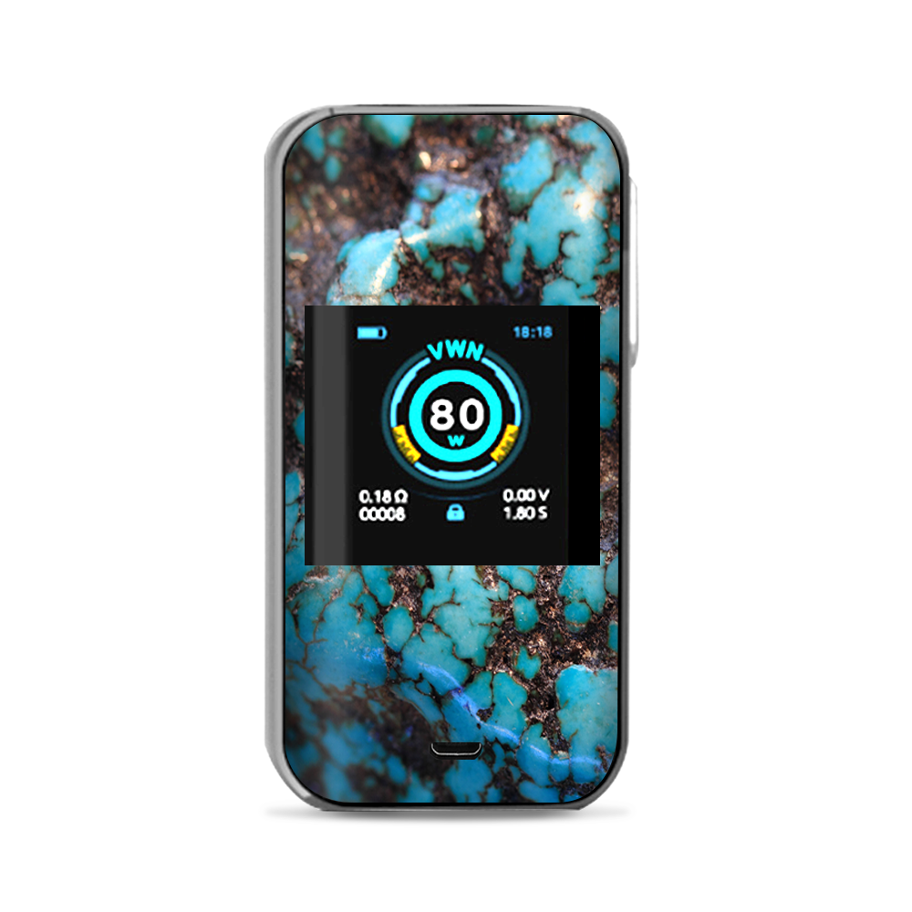  Stab Wood Blue Green Stabilized Stone Vaporesso Luxe Nano Kit Skin